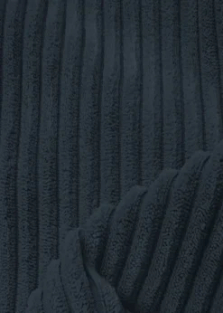 rucomfy Jumbo Cord Cube Navy Blue Beanbag