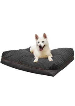 rucomfy Jumbo Cord Flip-It Large Slate Grey Pet Bed