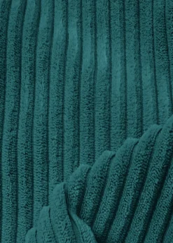 rucomfy Jumbo Cord Flip-It Large Teal Pet Bed
