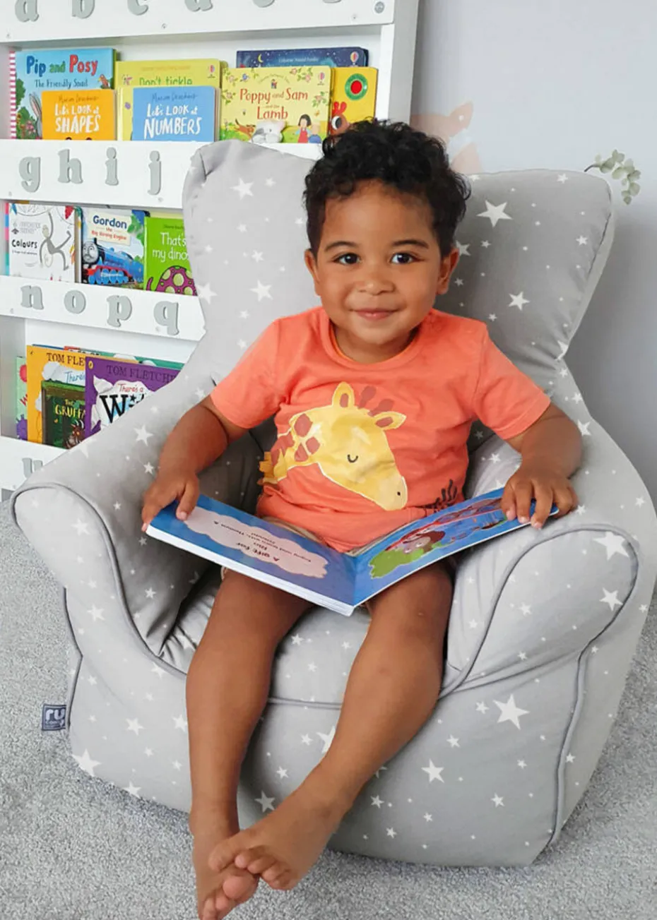 rucomfy Printed Children's Chair Twinkle Star Beanbag