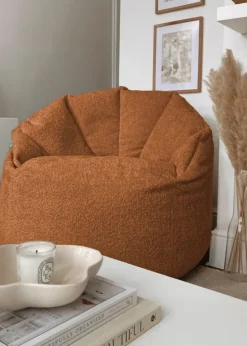 rucomfy Snug Cinema Chair Rust Beanbag