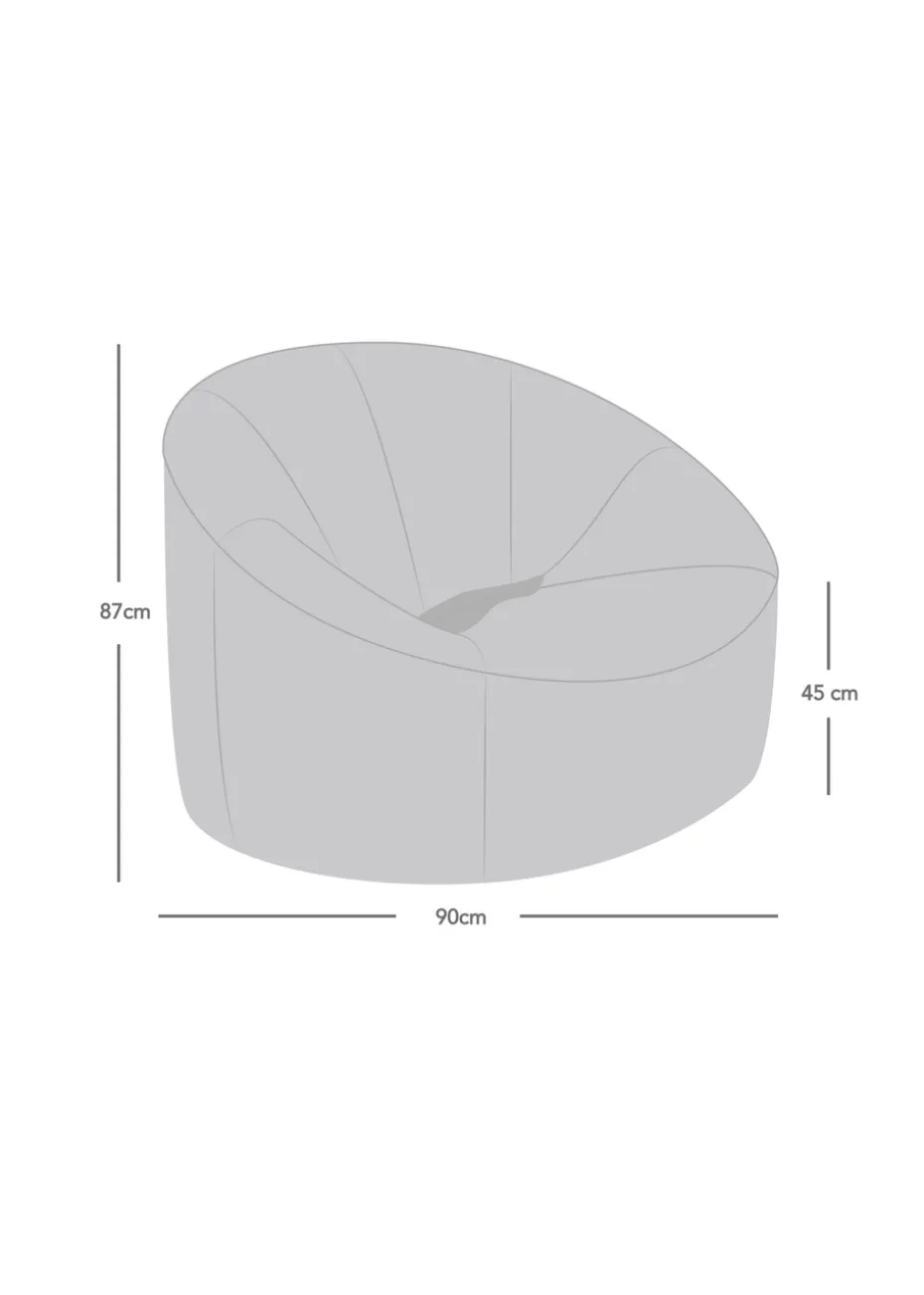 rucomfy Snug Cinema Chair Rust Beanbag