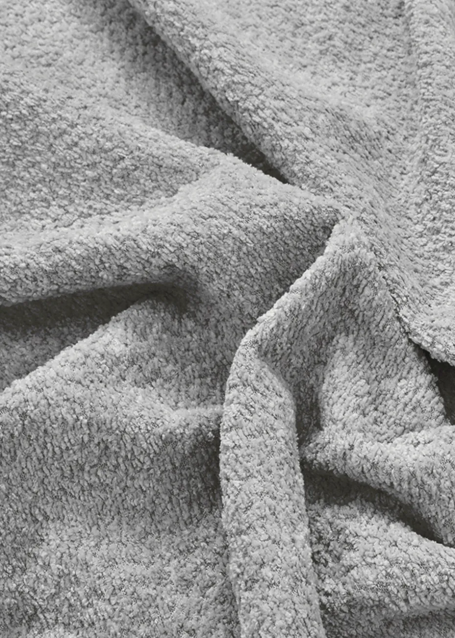 rucomfy Snug Pouffe Grey Beanbag