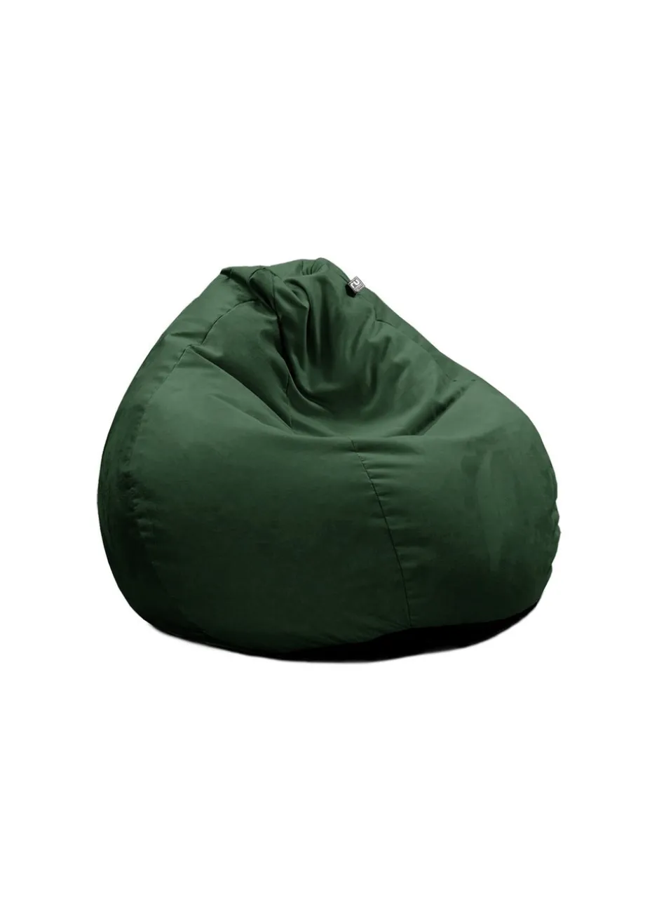 rucomfy Velvet Slouchbag Emerald Green Beanbag