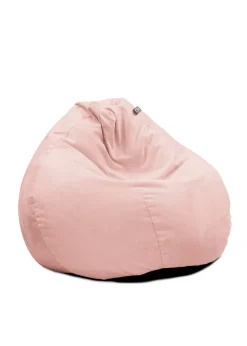 rucomfy Velvet Slouchbag Pink Beanbag