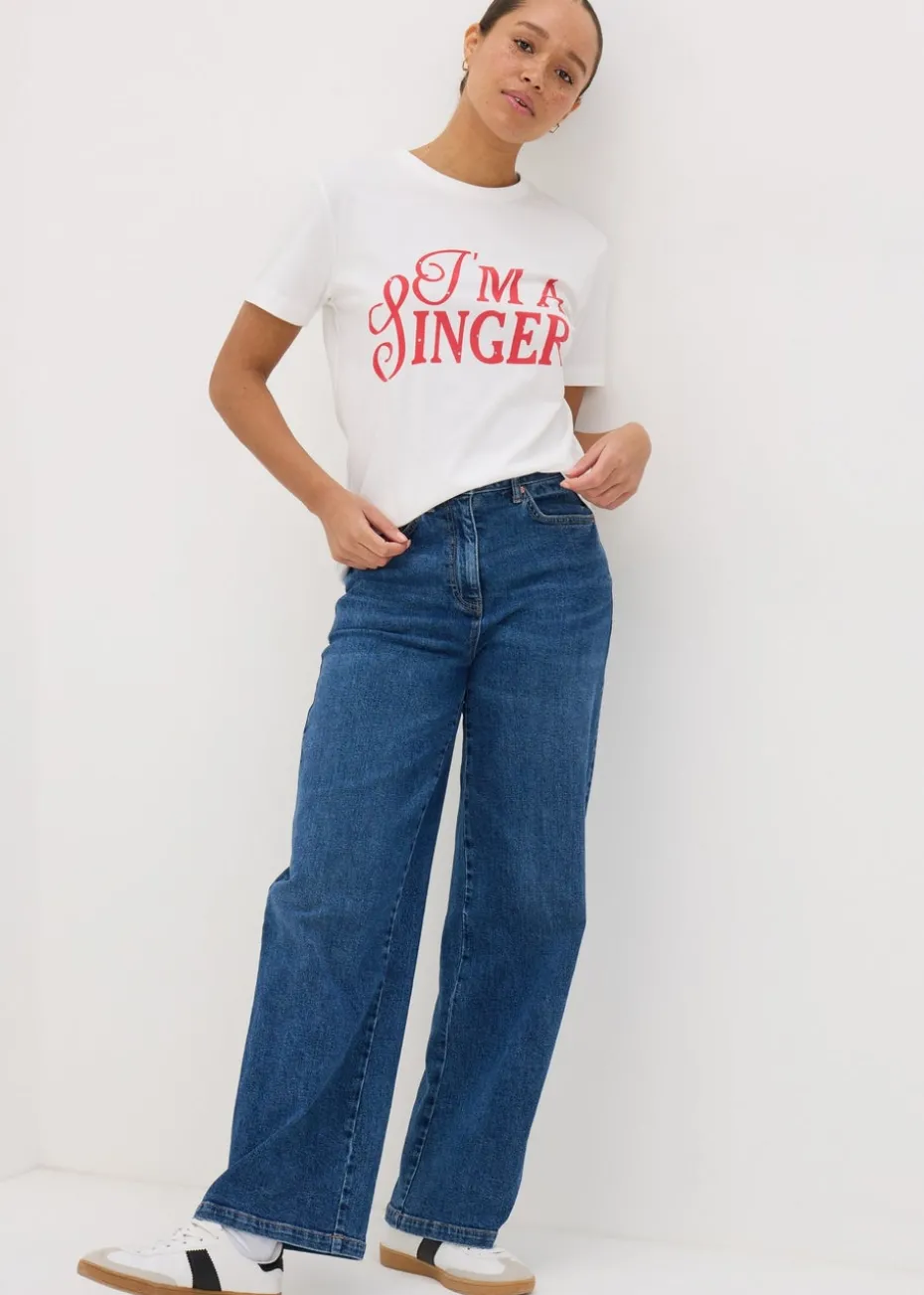 Sabrina Carpenter White I'm A Singer T-Shirt