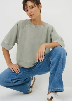 Sage Acid Wash T-Shirt