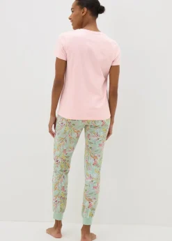 Sage Green Ditsy Floral Pyjama Set