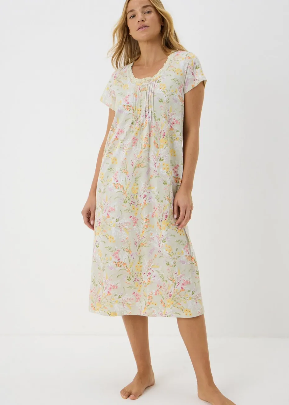 Sage Green Floral Nightie