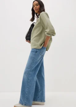 Sage Green Popover Blouse