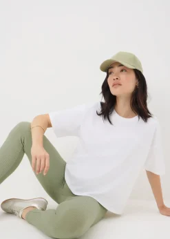 Sage Green Seamless Ribbed Leggings