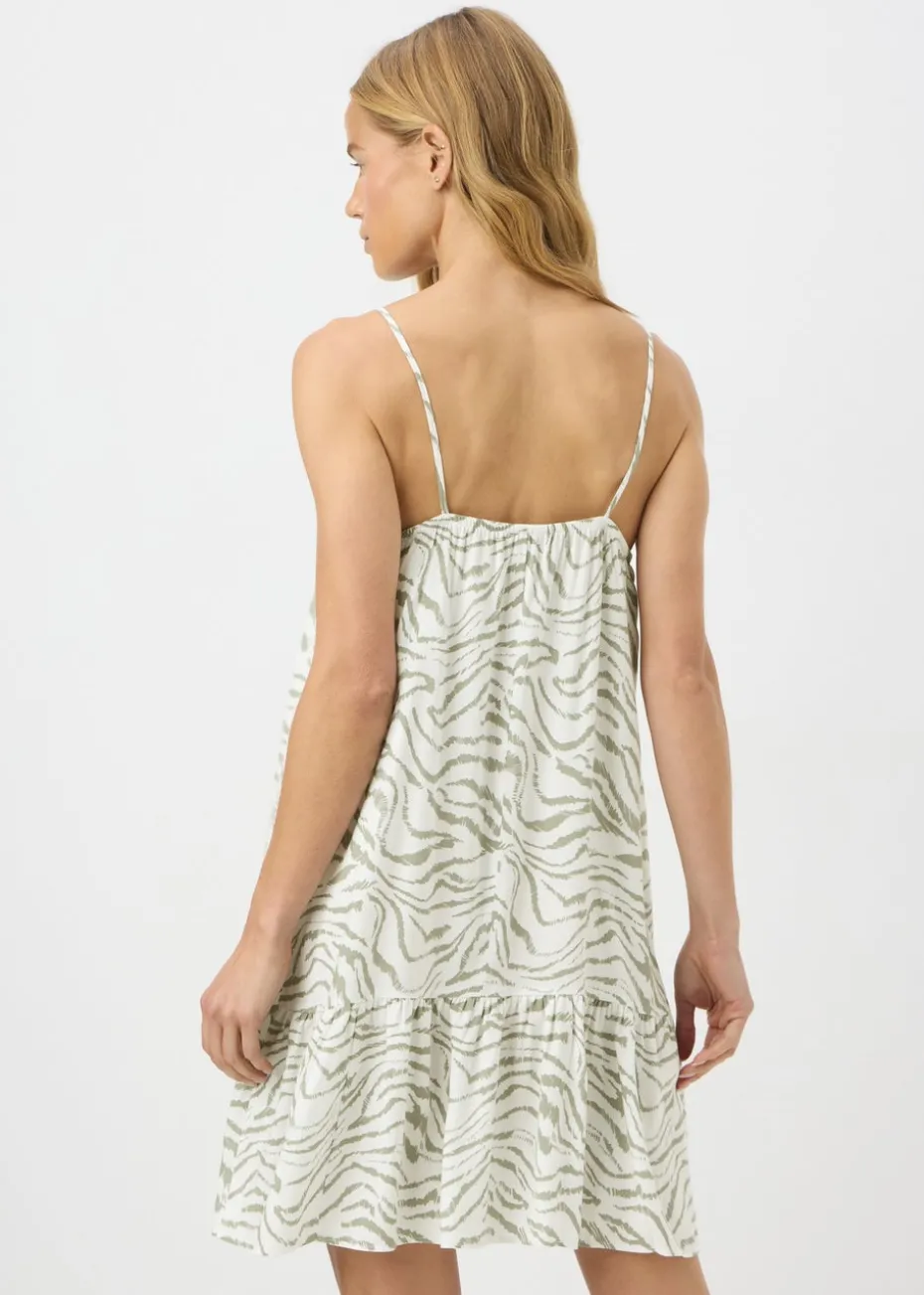 Sage Green Zebra Cami Dress