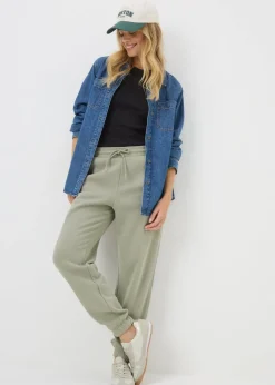 Sage Tapered Jogging Bottoms