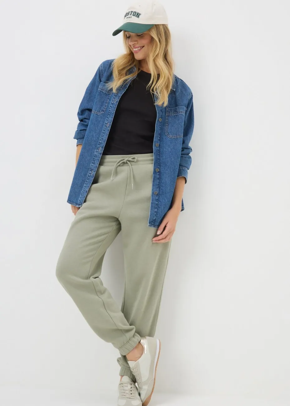 Sage Tapered Jogging Bottoms