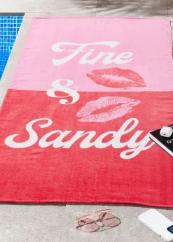 Sassy B Fine and Sandy Cotton Beach Towel
