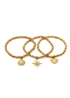 Say It With Gold Junior Star Stacker - Set Of 3