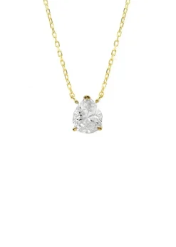 Say It With Gold Pear Necklace