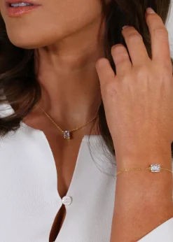 Say It With Gold Radiant Bracelet