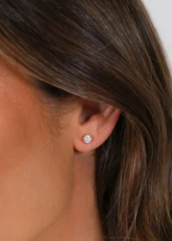 Say It With Gold Round Earrings