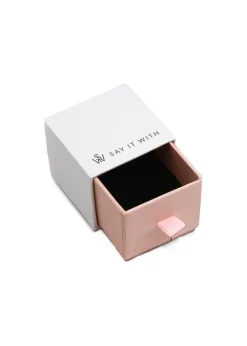 Say It With Gold Round Earrings