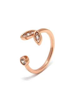 Say It With Rose Gold Winged Ring