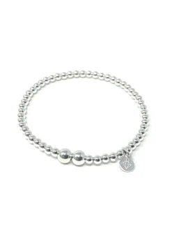 Say It With Silver Mini Junior Ball Bracelet