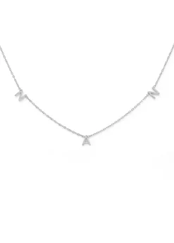 Say It With Silver Nan Necklace