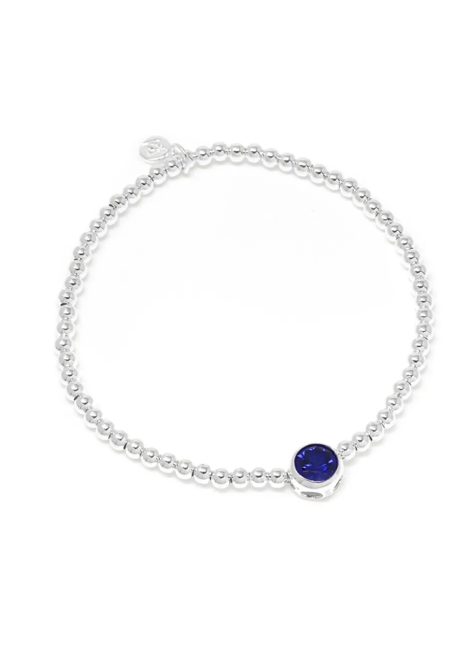 Say It With Silver September Birthstone Bracelet