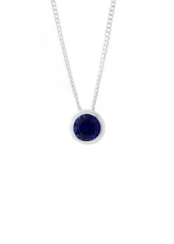 Say It With Silver September Birthstone Necklace