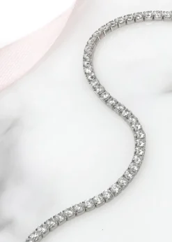 Say It With Silver Tennis Bracelet