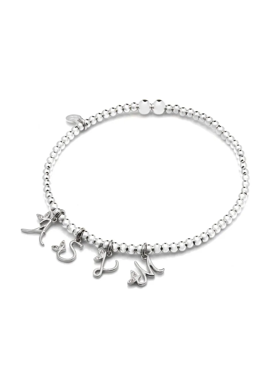 Say It With Silver Winged Initial Z Charm