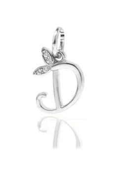 Say It With Silver Winged Initial Z Charm