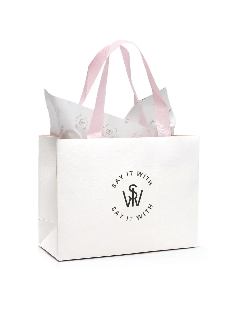 Say It With White Gift Bag