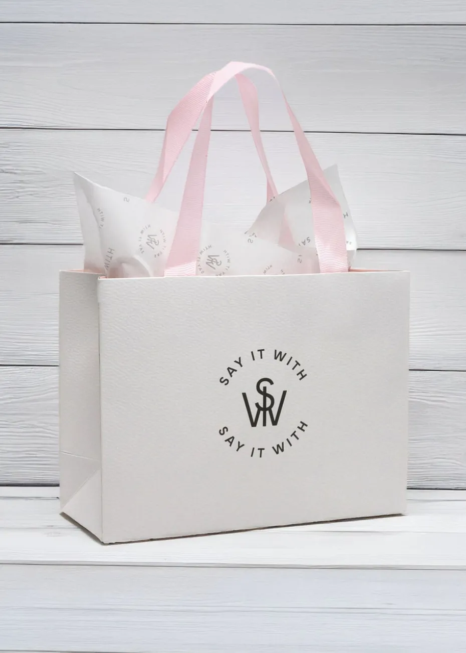 Say It With White Gift Bag