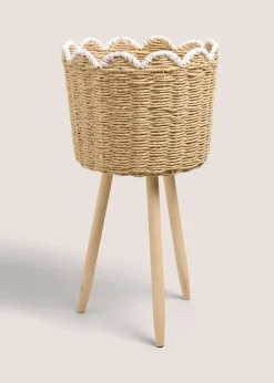 Scallop Edge Set of Two Baskets