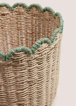 Scallop Edge Storage Basket