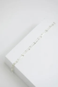 Simply Silver Sterling Silver 925 Polished Double Row Ball Chain Bracelet