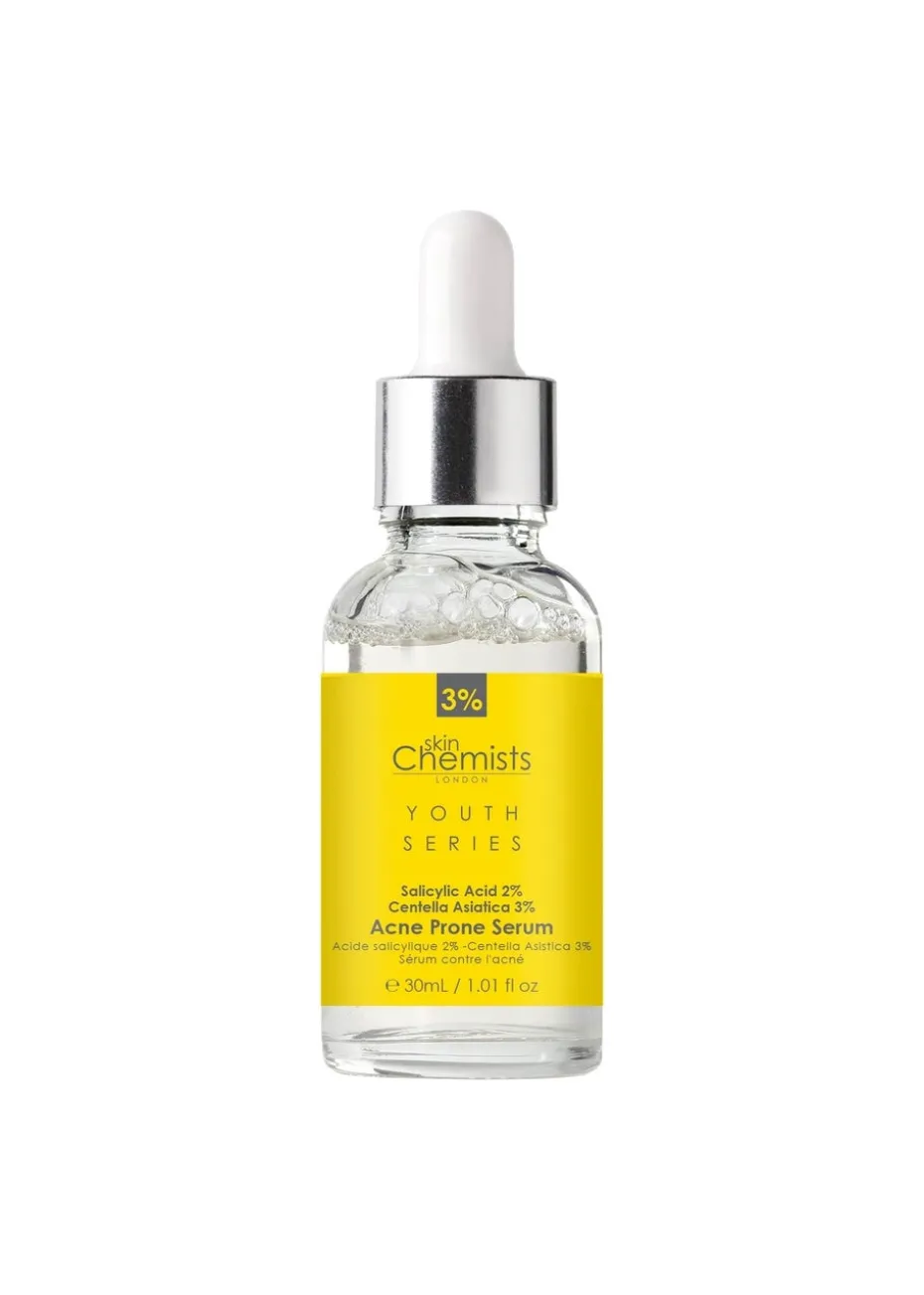 SkinChemists Acne Prone Serum Salicylic Acid, Centella Asistica (30ml)