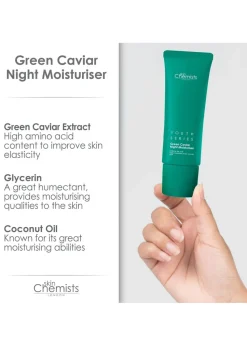 SkinChemists Green Caviar Night Moisturiser (50ml)