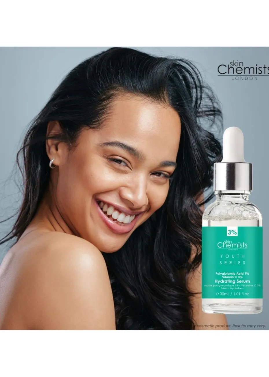 SkinChemists Hydrating Serum Polyglutamic Acid, Vitamin C (30ml)