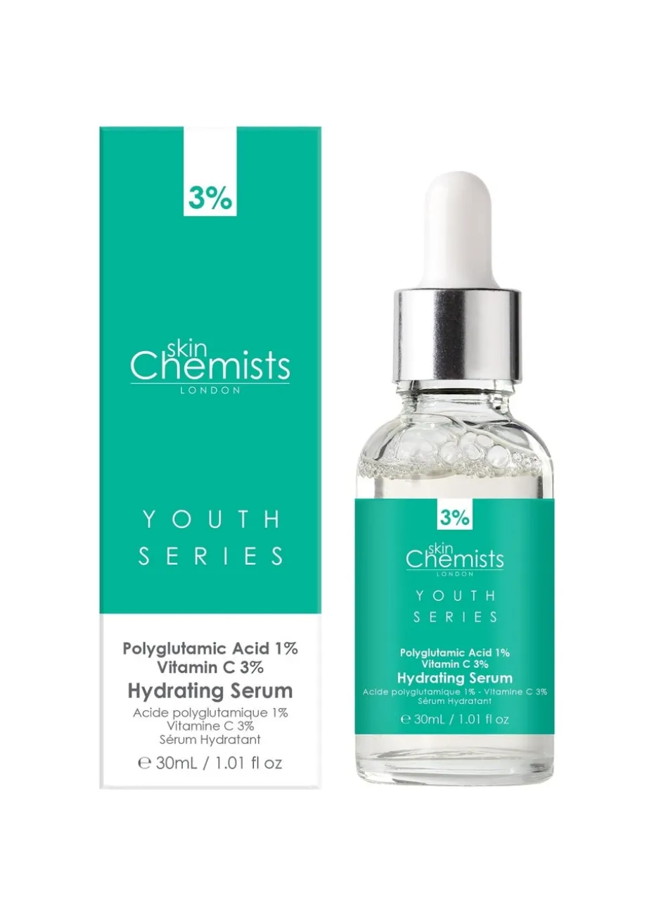 SkinChemists Hydrating Serum Polyglutamic Acid, Vitamin C (30ml)