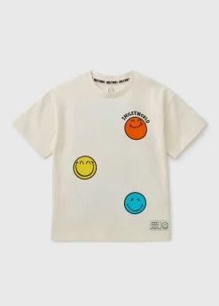 Smiley Kids Cream T-Shirt (1-13yrs)