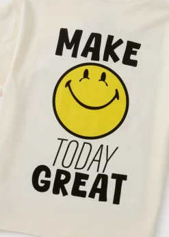 Smiley Kids Cream T-Shirt (1-13yrs)