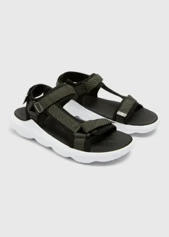 Soleflex Black Trecking Sandals