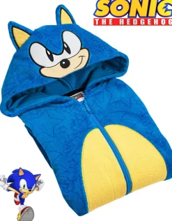 Sonic The Hedgehog Blue Cosplay Boy's 3D Onesie (4-12 Years)