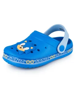 Sonic The Hedgehog Kids Blue Clogs (Younger 10-3 Older)