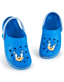 Sonic The Hedgehog Kids Blue Clogs (Younger 10-3 Older)