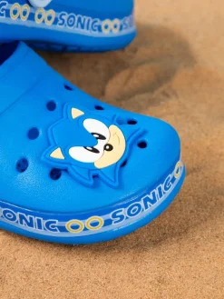 Sonic The Hedgehog Kids Blue Clogs (Younger 10-3 Older)