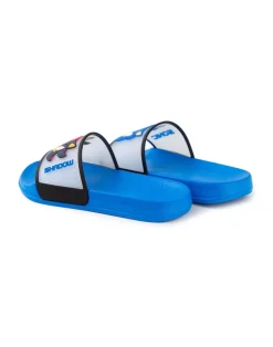 Sonic The Hedgehog Kids Blue Sliders (Younger 10-3 Older)