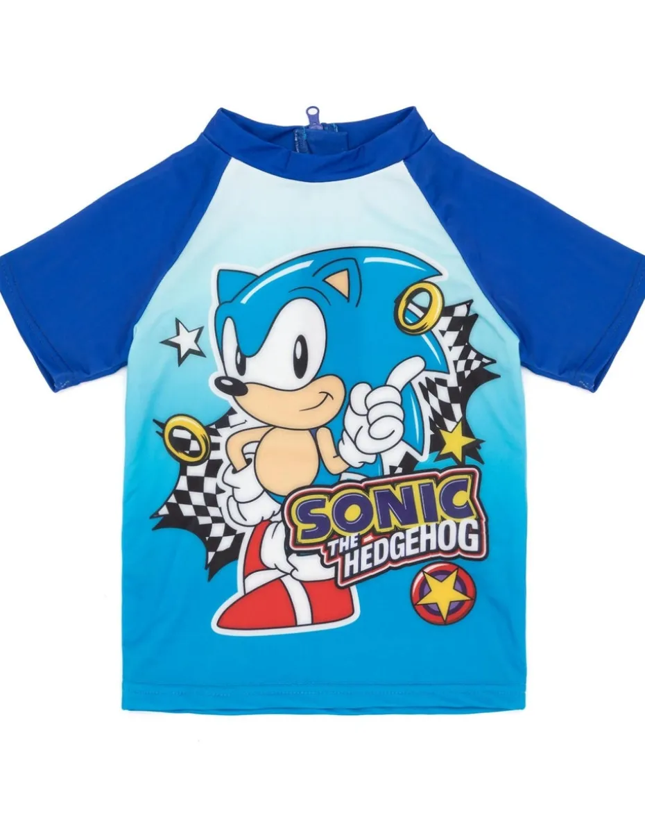 Sonic The Hedgehog Kids Blue 2 Piece Swim Set (3-10 Years)
